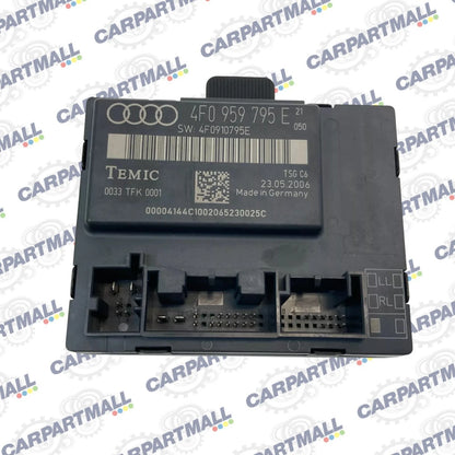 2006 2007 AUDI A6 QUATTRO REAR LEFT SIDE DOOR CONTROL MODULE 4F0-959-795-E OEM