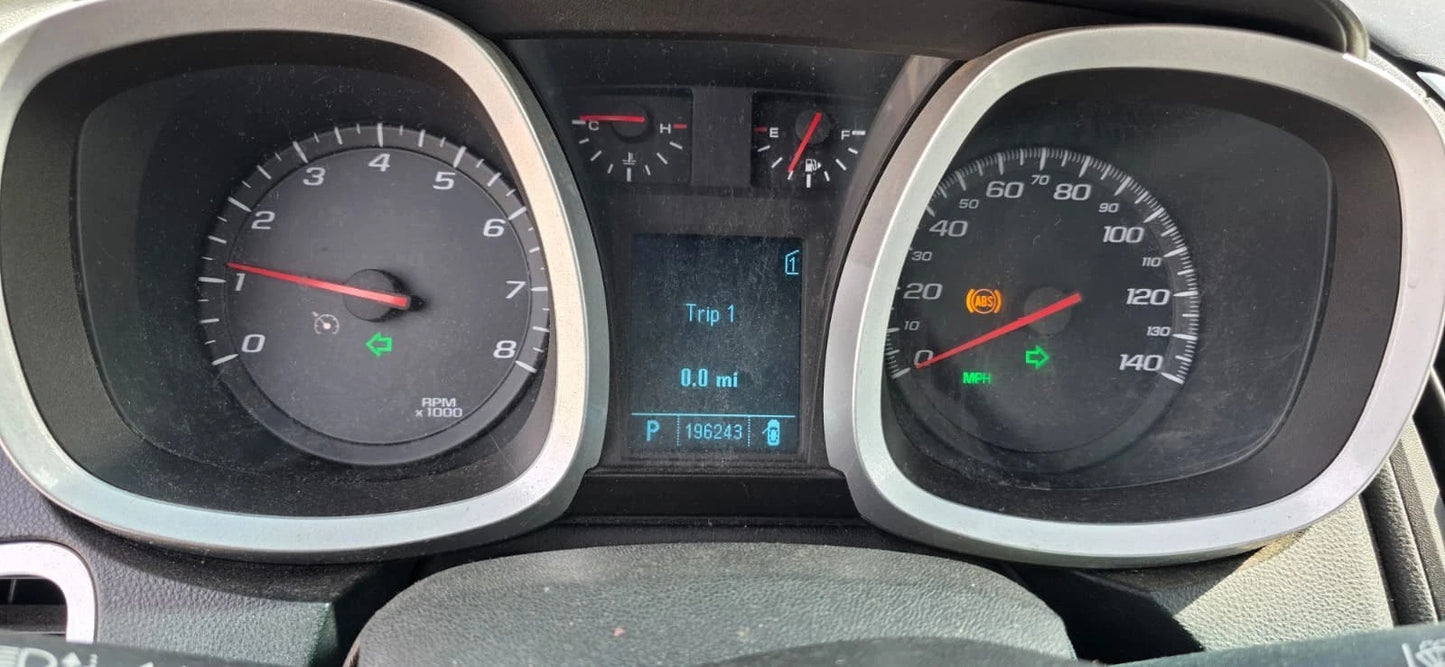 2010 2011 CHEVROLET EQUINOX INSTRUMENT CLUSTER SPEEDOMETER OEM FACTORY 20919738