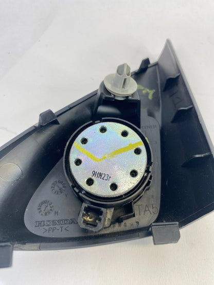 2008-2012 HONDA ACCORD FRONT LEFT DOOR INNER CORNER TWEETER SPEAKER W/ COVER