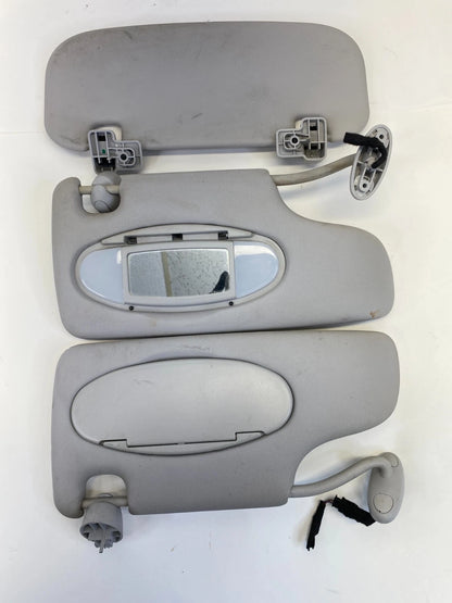 2005 2006 MINI COOPER SUN VISOR PAIR MIRROR LIGHT DRIVER & PASSENGER LH RH OEM