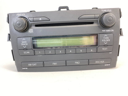 09 10 Toyota Corolla Radio AM/FM Radio CD MP3 WMA Player Receiver 86120-12B30