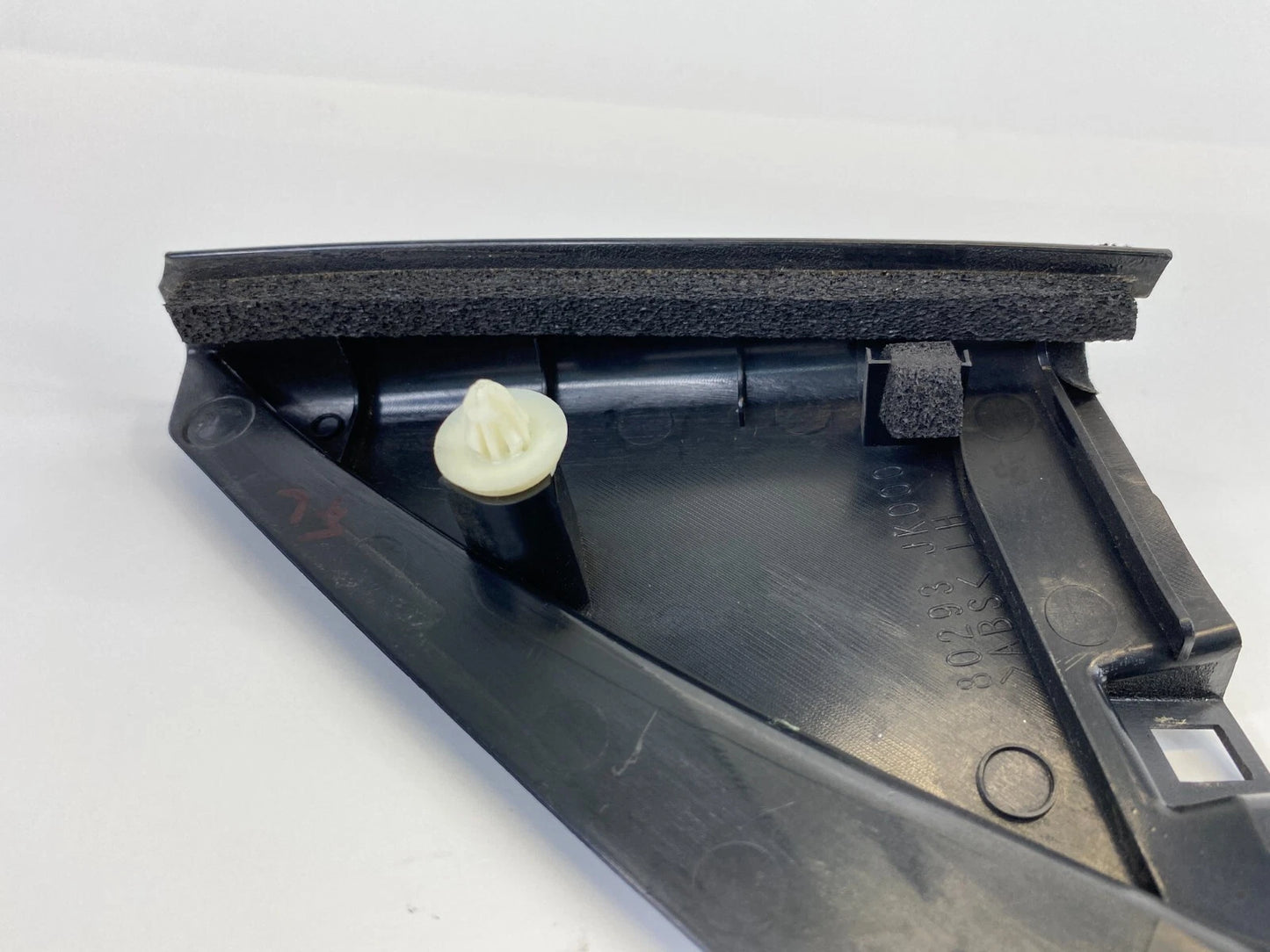 07 08 INFINITI G35 SEDAN FRONT LEFT DRIVER INNER CORNER MIRROR COVER 80293-JK000
