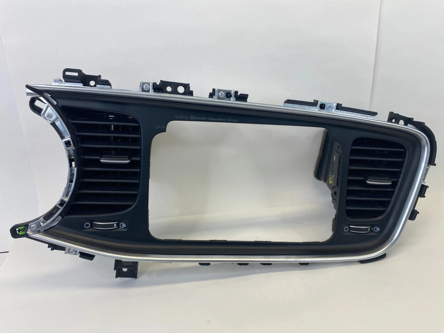 2014-2016 KIA OPTIMA RADIO DASH TRIM BEZEL SURROUND AIR VENTS ENCLOSURE OEM
