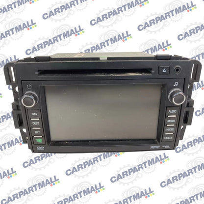 10-12 Buick Enclave Radio AM/FM CD DVD Disc Player Nav Display Screen 20792738