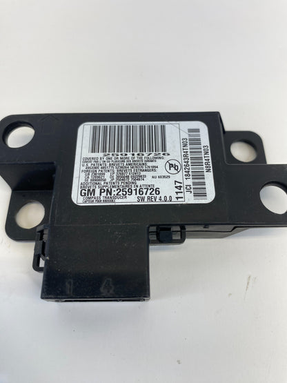 2008-2012 Buick Enclave 14-17 Impala Electronic Compass Control Module 25916726