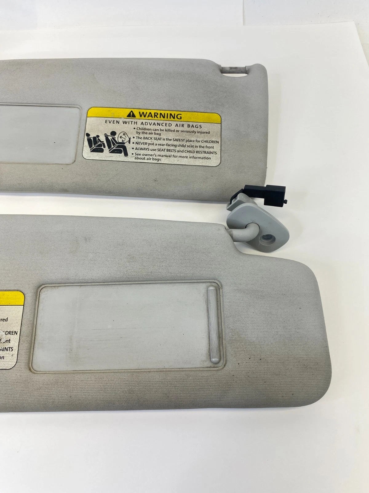 2003-2010 VW BEETLE CONVERTIBLE DRIVER & PASSENGER SUNVISOR SUN VISOR SET OEM