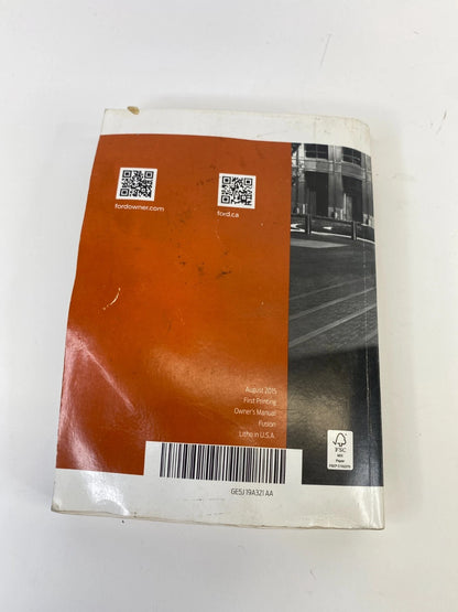 2016 16 FORD FUSION OWNERS OWNER'S MANUAL GUIDE BOOK OEM
