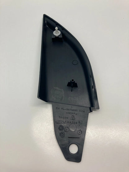 01-07 FORD ESCAPE FRONT RH SIDE MIRROR INNER COVER TRIM PANEL YL-8417D698ABW OEM