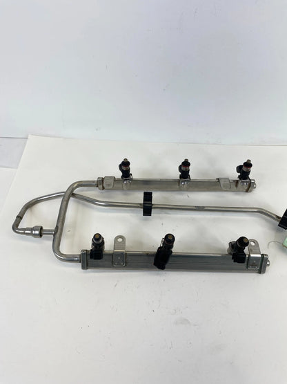 2013-2019 FORD FLEX 3.5L ENGINE FUEL SUPPLY INJECTOR INJECTION RAIL W/ LINE OEM