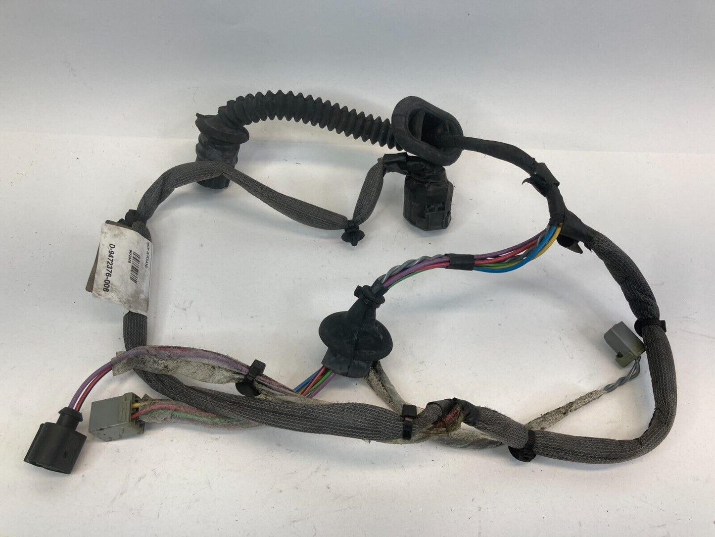 2001-2004 Volvo S60 Rear Right Side Back Door Wire Wiring Harness 9472376 OEM