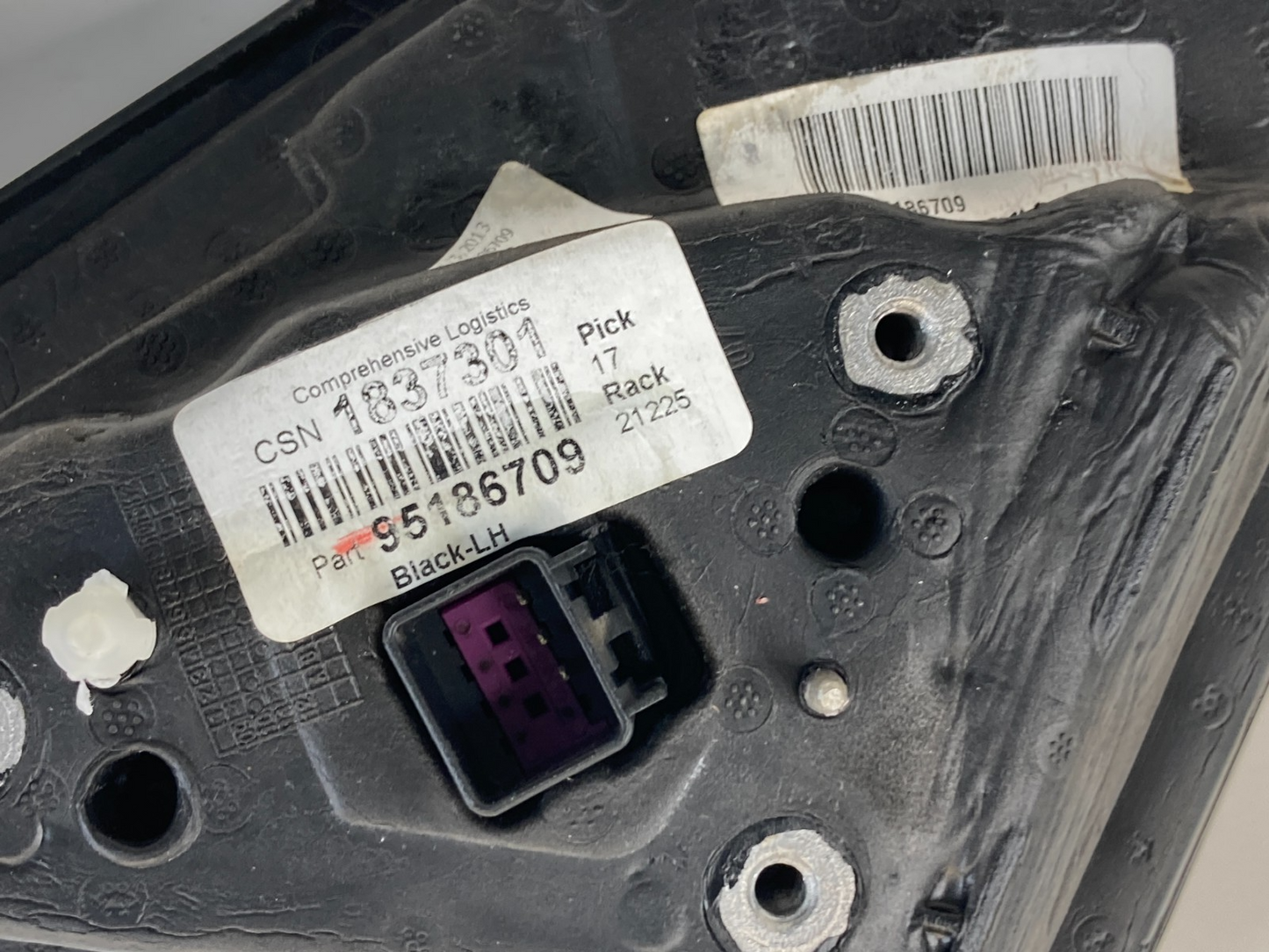 2011-2016 Chevy Cruze Front Left Driver Side View Power Mirror Textured 95186709