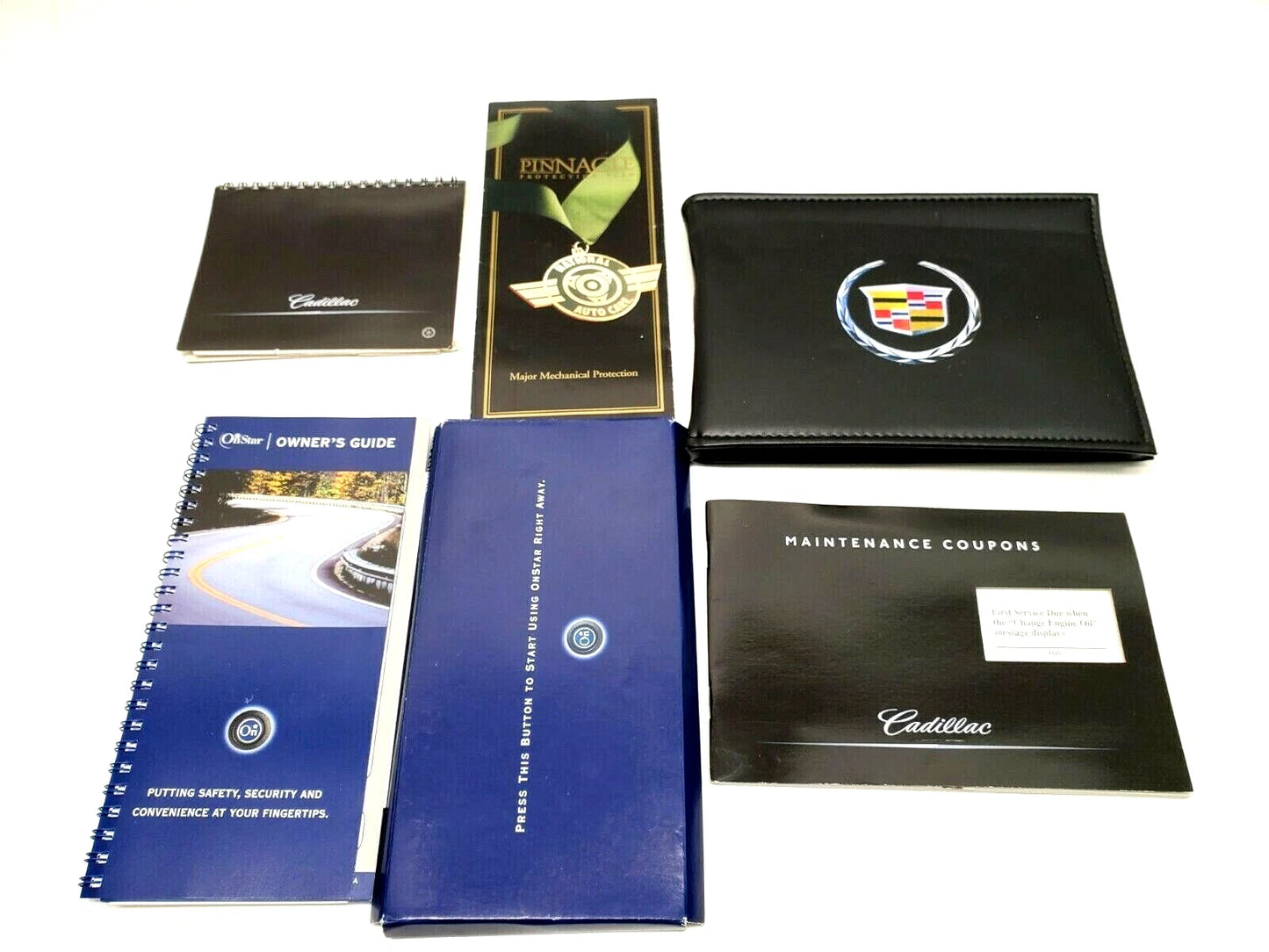 2001 01 CADILLAC SEVILLE OWNERS MANUAL BOOKS SET ONSTAR GUIDE & SUPPLEMENTS OEM