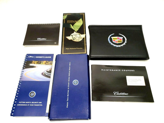 2001 01 CADILLAC SEVILLE OWNERS MANUAL BOOKS SET ONSTAR GUIDE & SUPPLEMENTS OEM