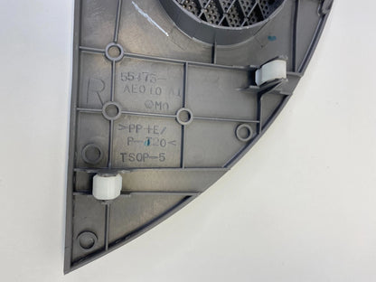 04-10 TOYOTA SIENNA UPPER DASH RIGHT SIDE SPEAKER TRIM GRILL COVER 55473-AE010