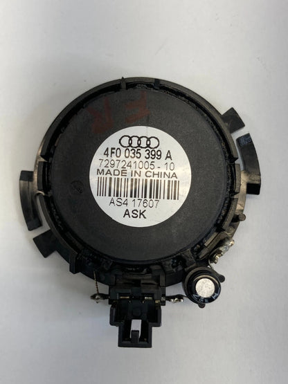 06-11 AUDI A6 FRONT RIGHT SIDE SOUND SYSTEM AUDIO TWEETER SPEAKER 4F0-035-399A