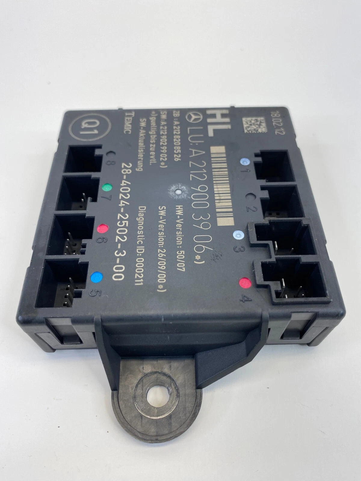 2006-2016 MERCEDES E350 REAR LEFT DOOR CONTROL MODULE UNIT A2129003906 OEM
