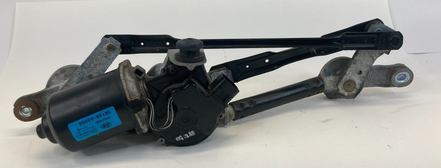 13-17 Hyundai Elantra GT Front Windshield Wiper Motor w/ Linkage 98100-A5000 OEM