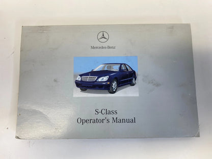 2002 MERCEDES-BENZ S430 OWNERS MANUAL WARRANTIES GUIDE BOOK INFO SET W/ CASE OEM