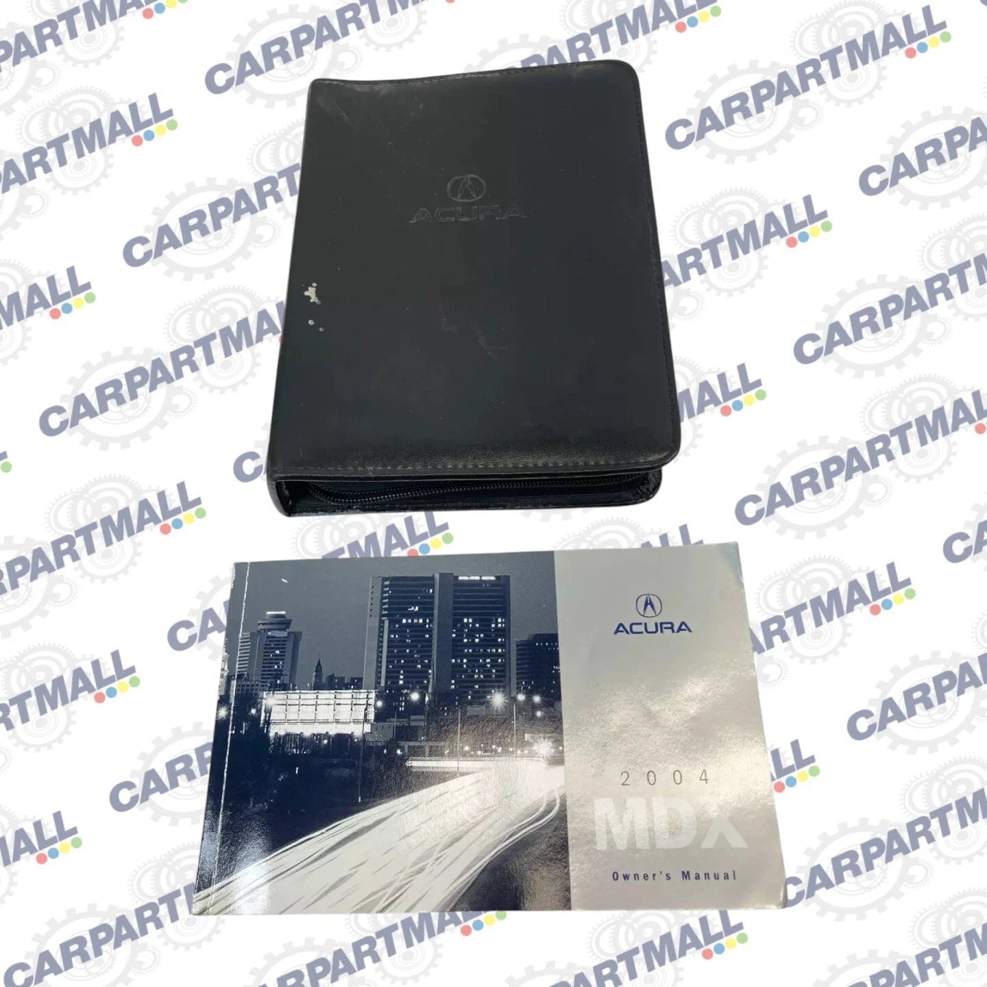 2004 04 ACURA MDX OWNERS MANUAL CONSUMER INFO WARRANTY BOOK W/ CASE OEM