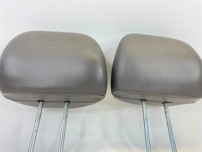 1999-2004 HONDA ODYSSEY EX-L FRONT SEAT HEADREST SET PAIR GREY LEATHER OEM
