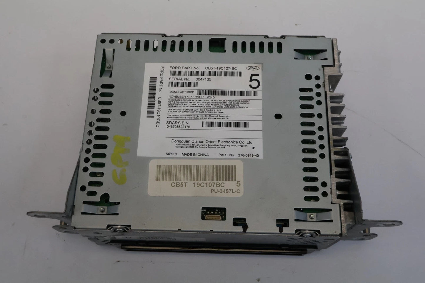2011-2013 FORD EXPLORER AM FM CD RADIO AUDIO RECEIVER UNIT CB5T-19C107-BC OEM