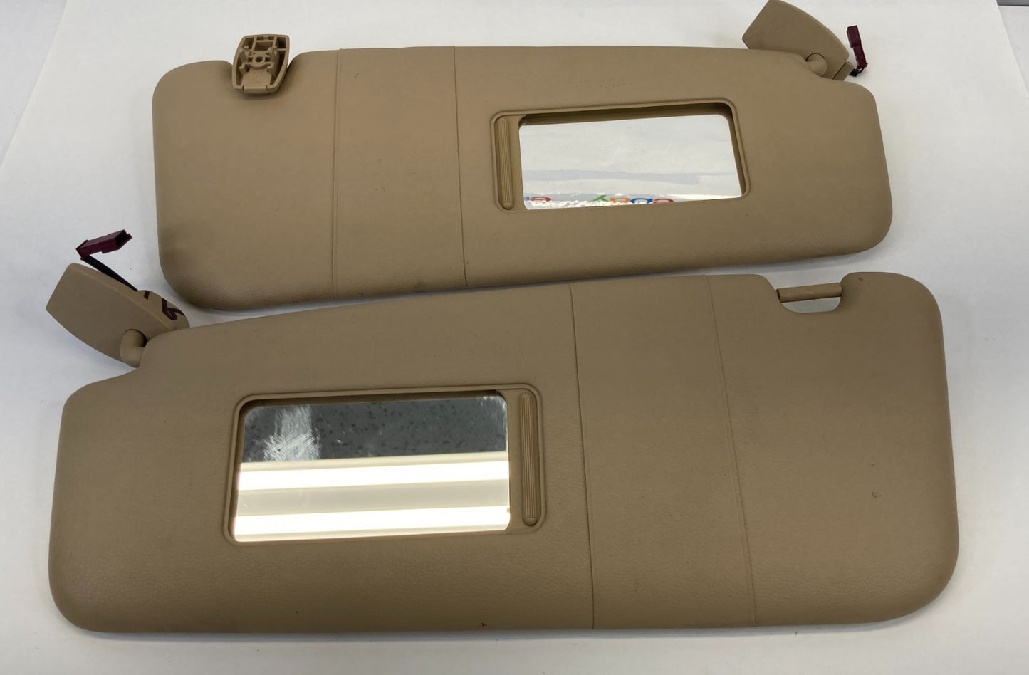 2004-2007 BMW 525i 530i Sunvisor Left & Right Sun Visor Shade Set Pair Assembly