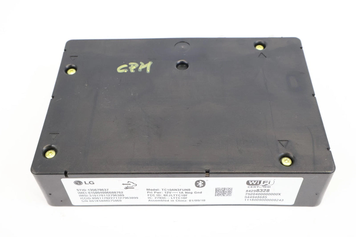 17-19 CHEVROLET CRUZE TELEMATICS COMMUNICATION BLUETOOTH CONTROL MODULE 84298328