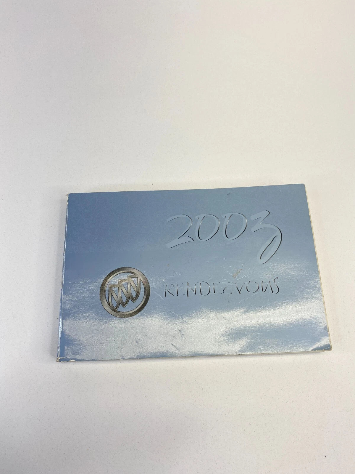 2003 BUICK RENDEZVOUS OWNERS MANUAL WARRANTY ASSISTANCE GUIDE BOOK W/ CASE