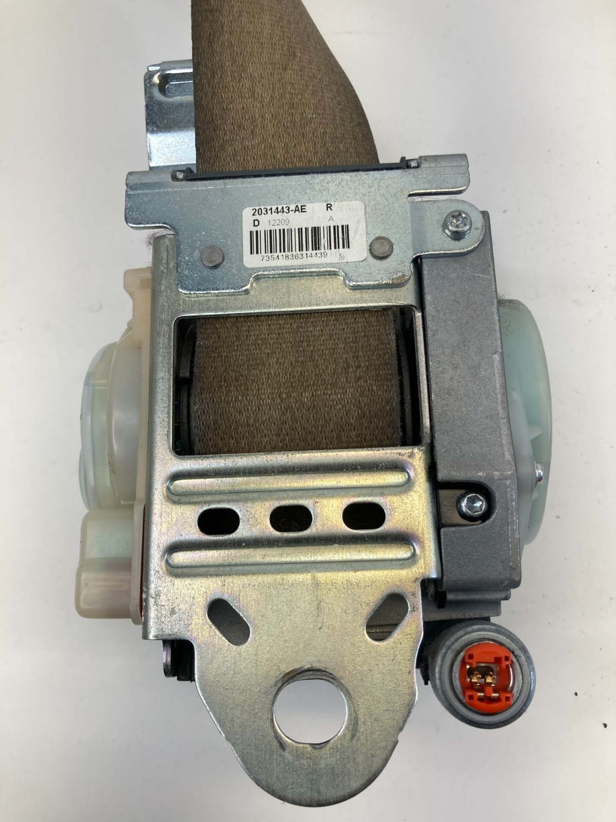 2008-2010 Lincoln MKX Front Right Passenger Seat Belt Retractor Assembly OEM