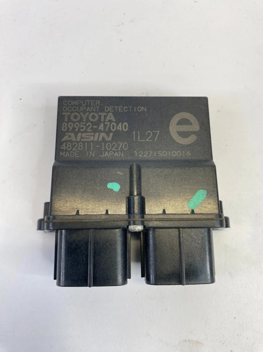 12-17 TOYOTA PRIUS SEAT PASSENGER OCCUPANT DETECTION SENSOR MODULE 89952-47040