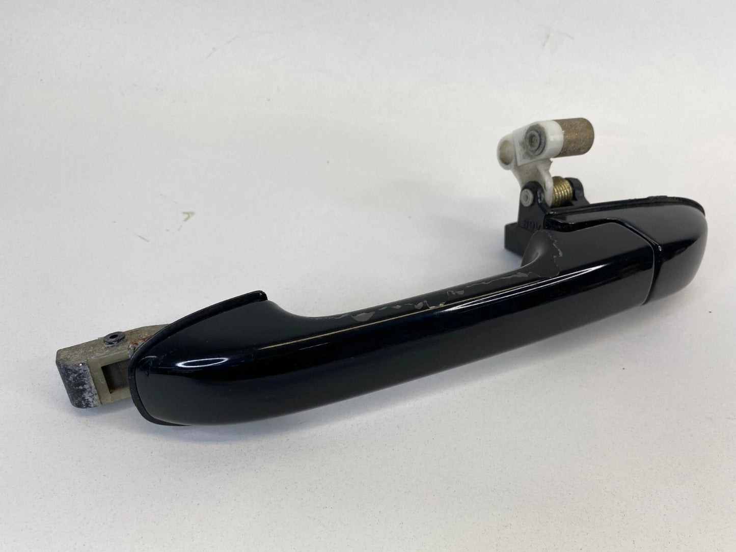 03-07 HONDA PILOT REAR LEFT SIDE DOOR EXTERIOR DOOR HANDLE NIGHTHAWK BLACK PEARL