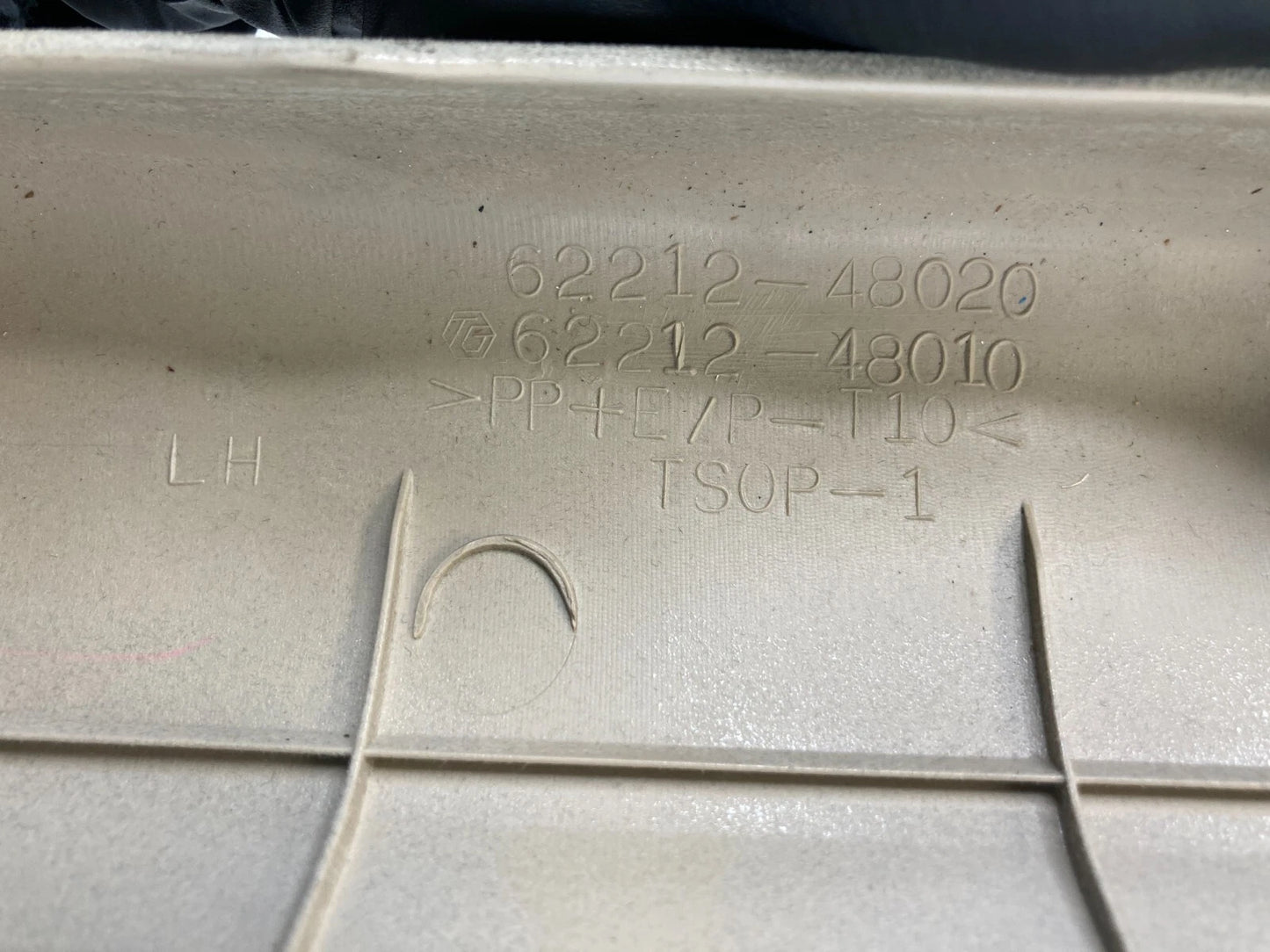 2006-2008 LEXUS RX400H LEFT DRIVER A PILLAR COVER W/O SPEAKER 62212-48020 OEM