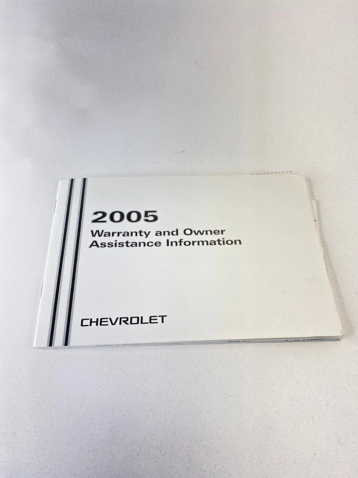 2005 CHEVROLET MONTE CARLO OWNERS MANUAL WARRANTY ASSISTANCE INFORMATION GUIDE