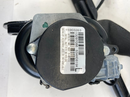 11-16 CHEVROLET CRUZE FRONT LEFT DRIVER SEAT BELT RETRACTOR W/ COVER 15903263