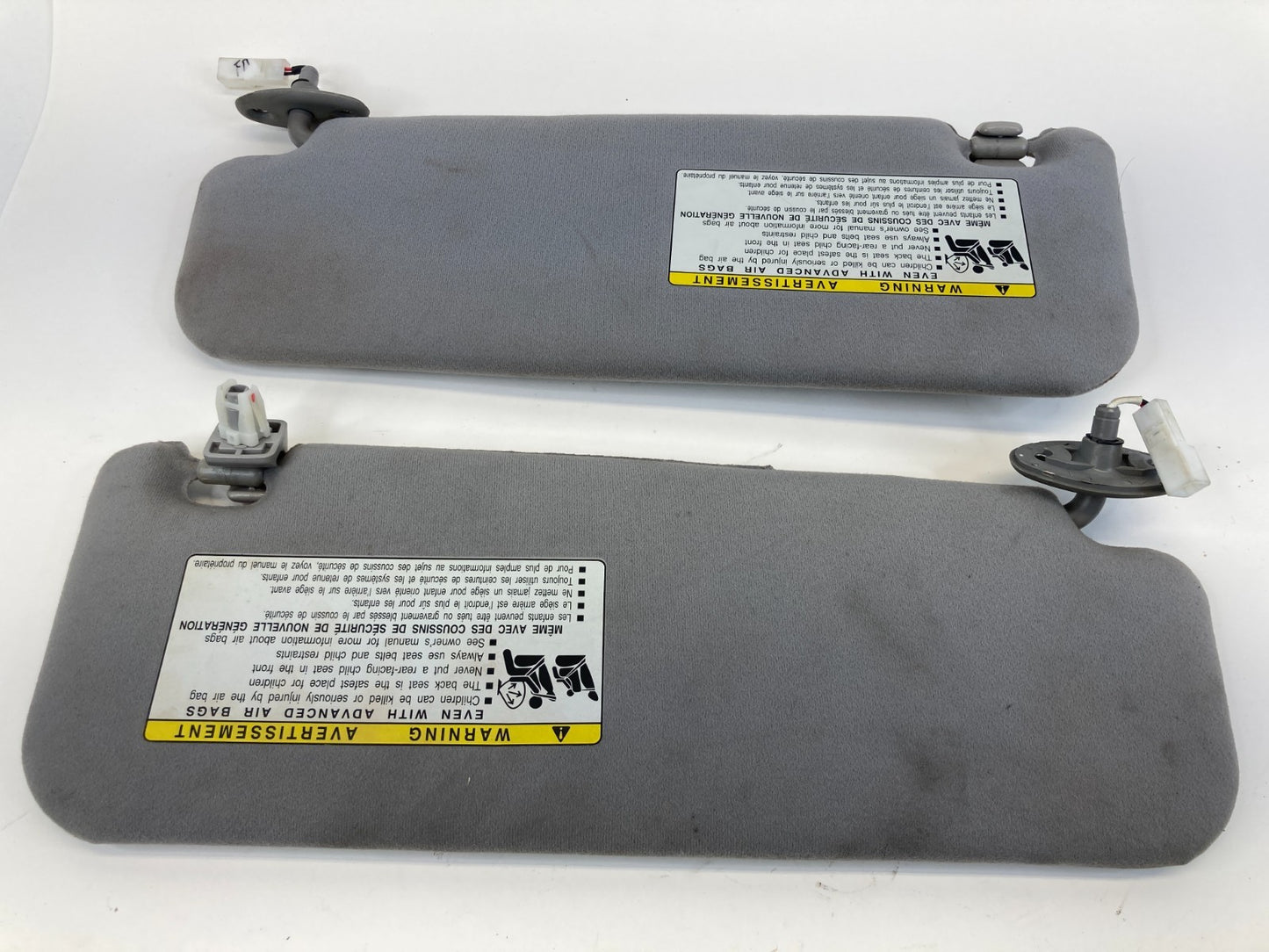 2004-2009 Toyota Prius Left & Right Sunvisor Sun Visor Shade Set Pair