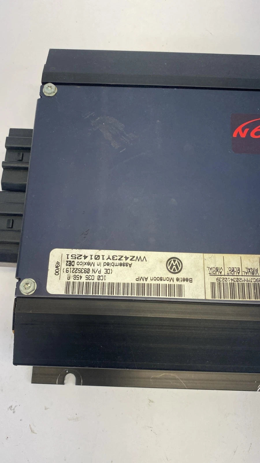 1998-2010 VOLKSWAGEN BEETLE SOUND AUDIO RADIO AMPLIFIER MONSOON 1C0-035-456P OEM
