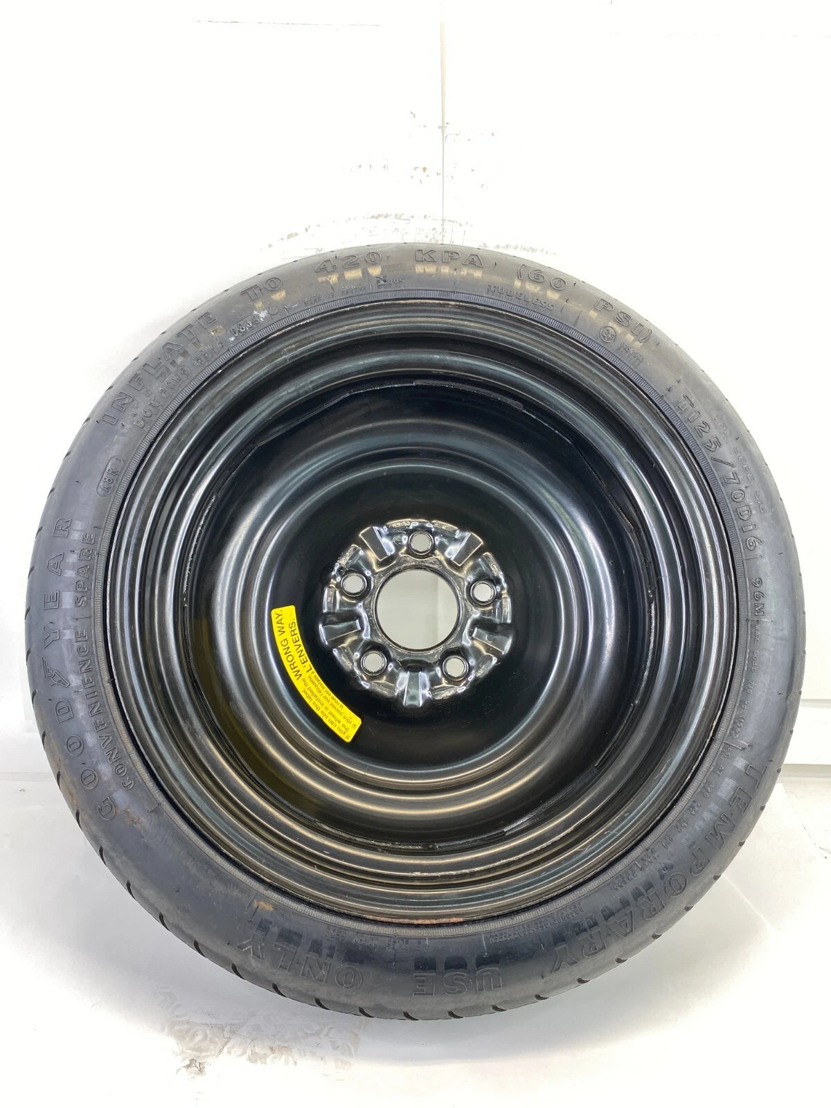2002-2012 MITSUBISHI GALANT EMERGENCY SPARE TIRE COMPACT DONUT T125/70D16 16"