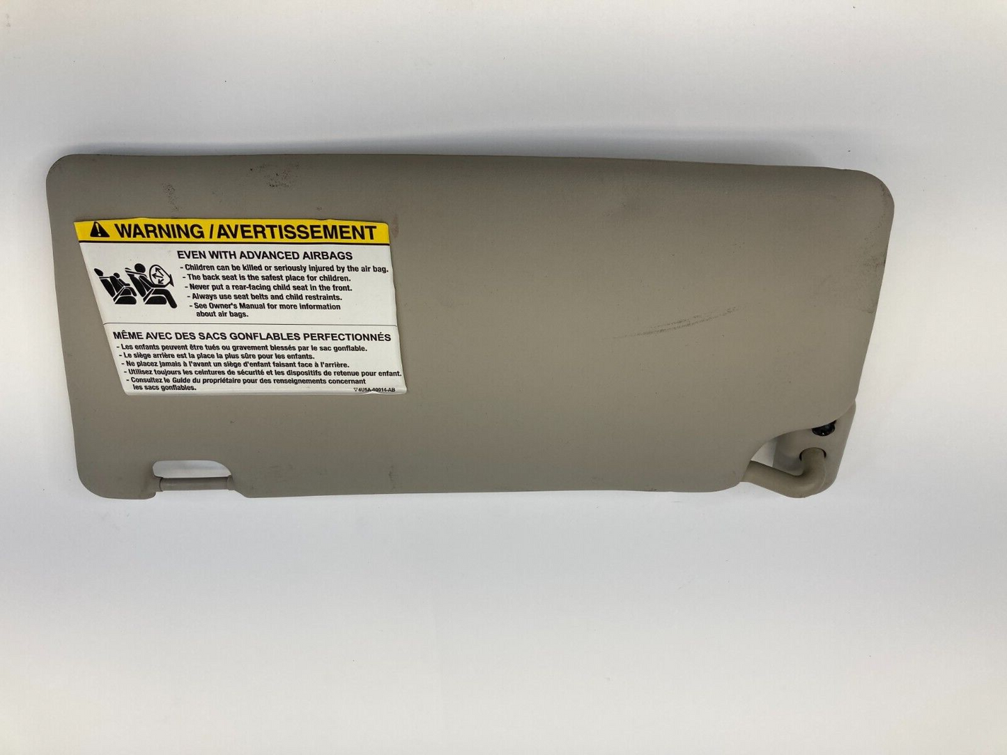 2008-2011 Ford Focus Roof Right Passenger Side Sunvisor Sun Visor Shade OEM