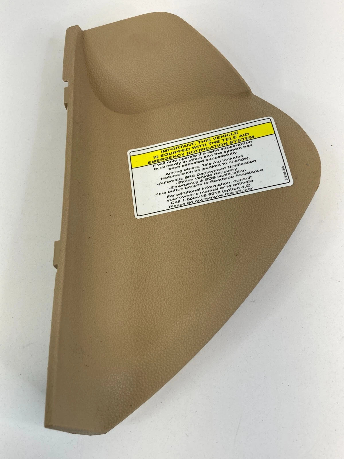 2006-2011 MERCEDES-BENZ ML 350 SUV 4-DR DASH LEFT SIDE END CAP COVER A1646800339