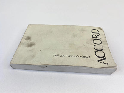 2001 HONDA ACCORD 2-DOOR OWNERS MANUAL HANDBOOK BOOK OEM