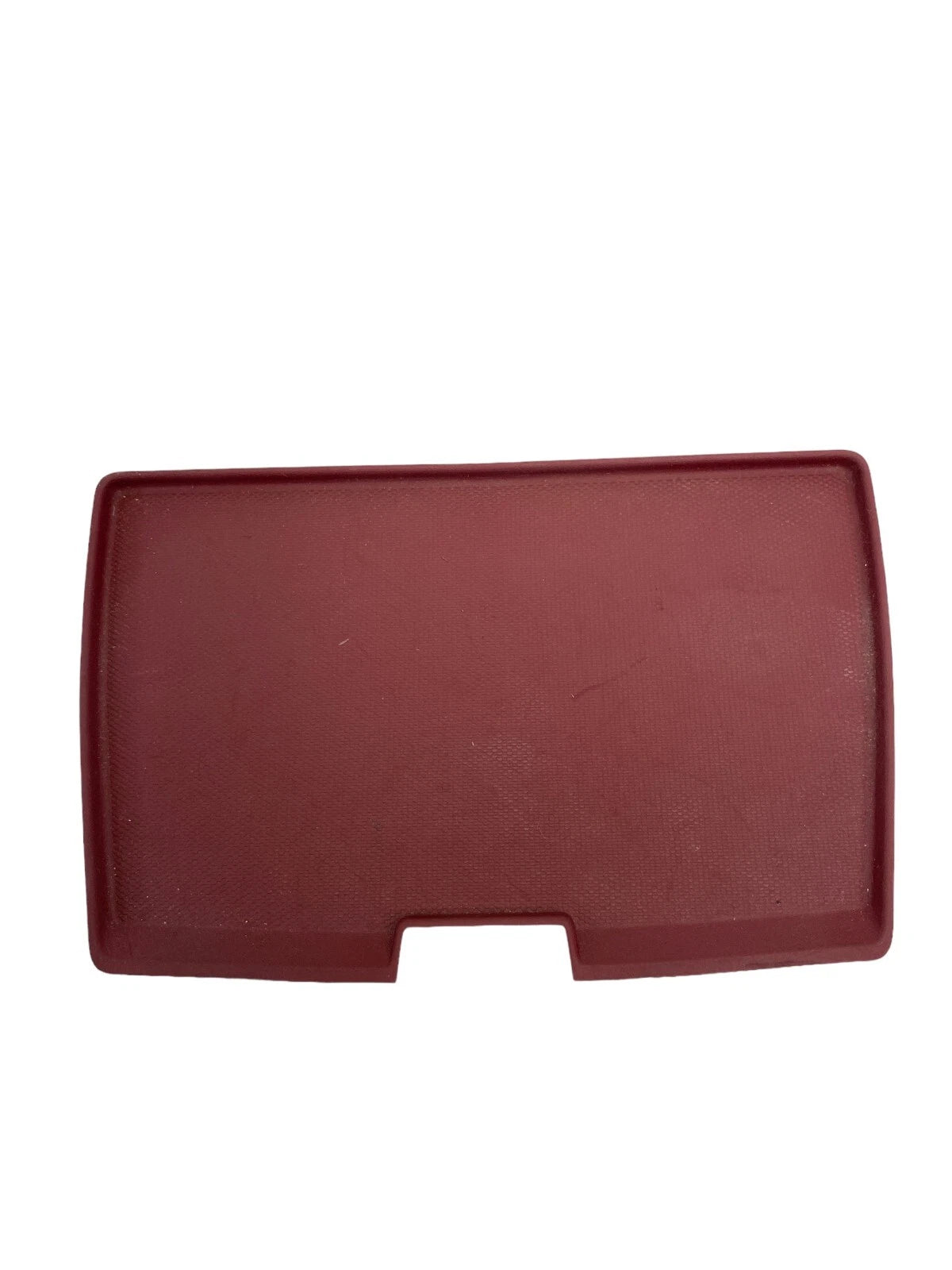 10-17 CHEVY EQUINOX CENTER CONSOLE STORAGE FLOOR LINER RUBBER RED MAT 25876557