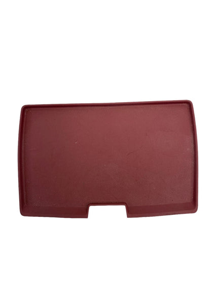 10-17 CHEVY EQUINOX CENTER CONSOLE STORAGE FLOOR LINER RUBBER RED MAT 25876557