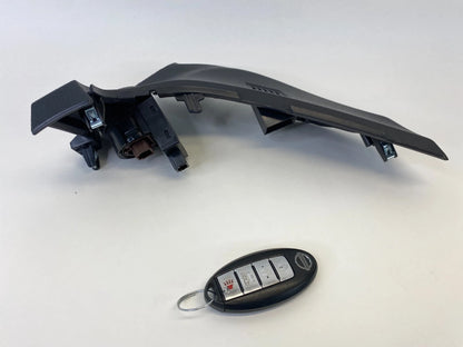 2013-2019 NISSAN SENTRA IGNITION START STOP SWITCH BEZEL KEY FOB OEM 68414-3SG1A