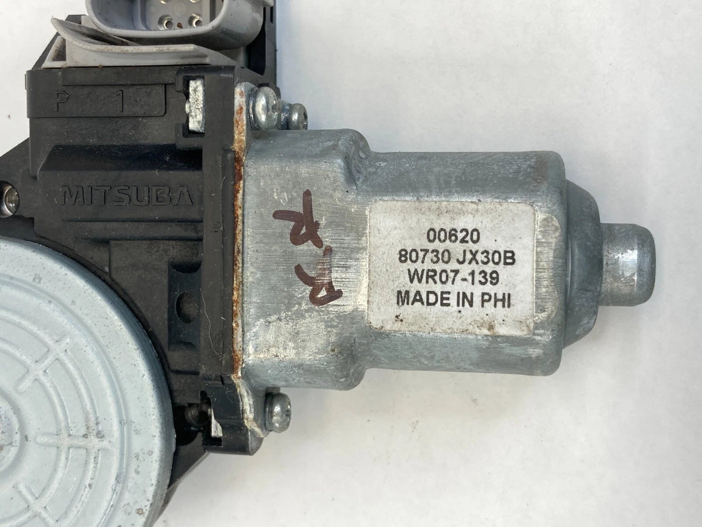 2008-2013 NISSAN ROGUE REAR RIGHT DOOR POWER WINDOW MOTOR ASSEMBLY 80730-JX30B