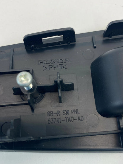 08-12 HONDA ACCORD SDN REAR RIGHT DOOR POWER WINDOW SWITCH BEZEL TRIM 83741-TA0