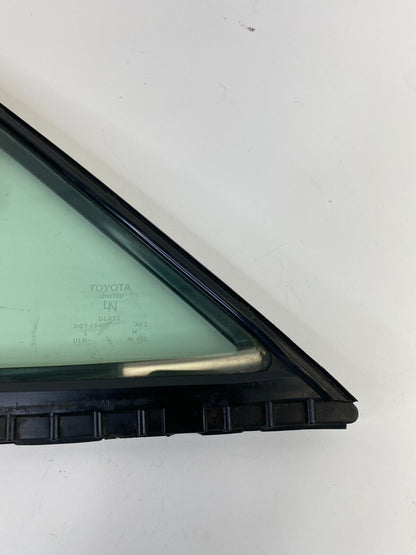 02-06 Toyota Camry Rear Left Door Quarter Vent Window Glass 68189-AA010 OEM