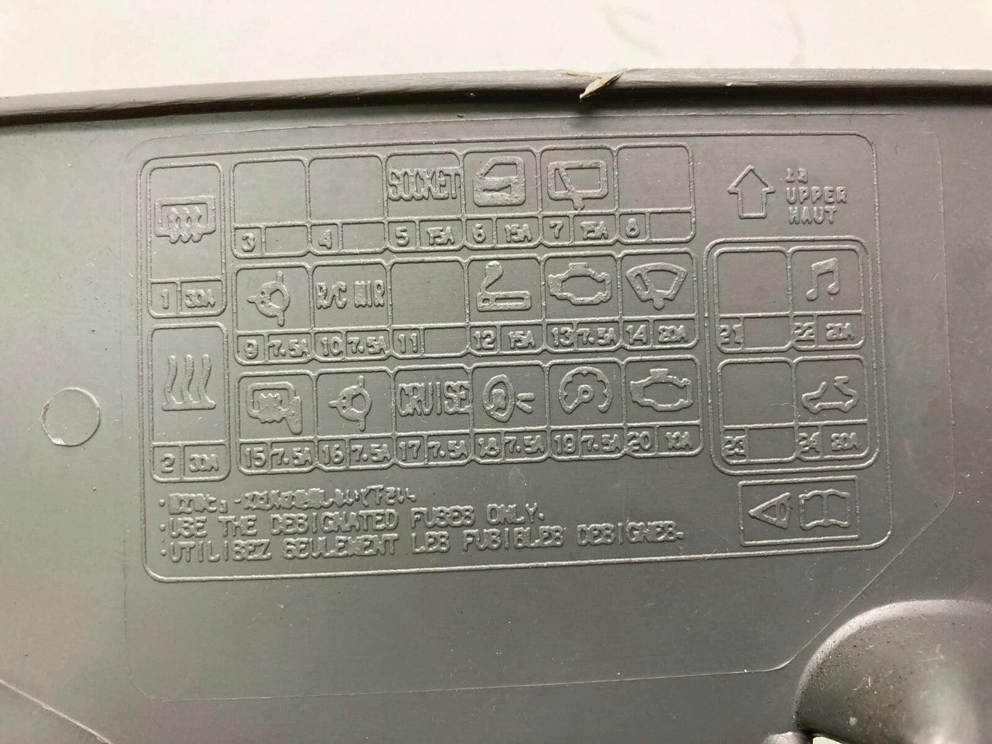 1999 2000 2001 2002 2003 MITSUBISHI GALANT LEFT DASH TRIM PANEL FUSE BOX COVER