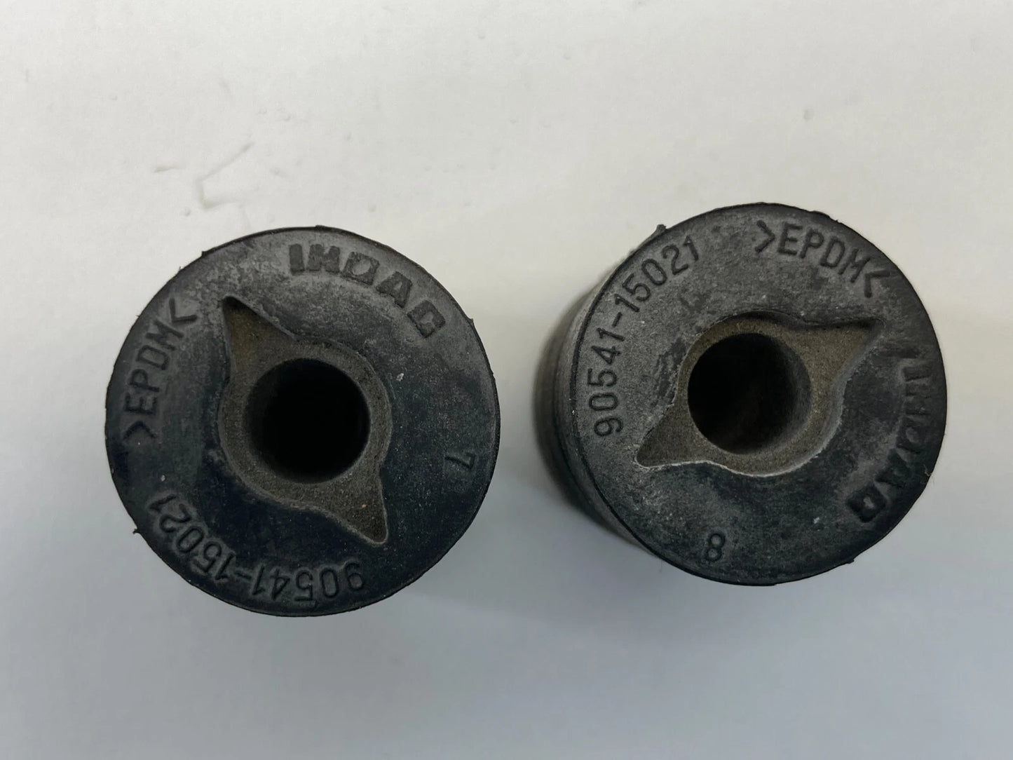 2004-2009 TOYOTA PRIUS FRONT HOOD BUMPER RUBBER STOP BUFFER PAIR 90541-15021 OEM