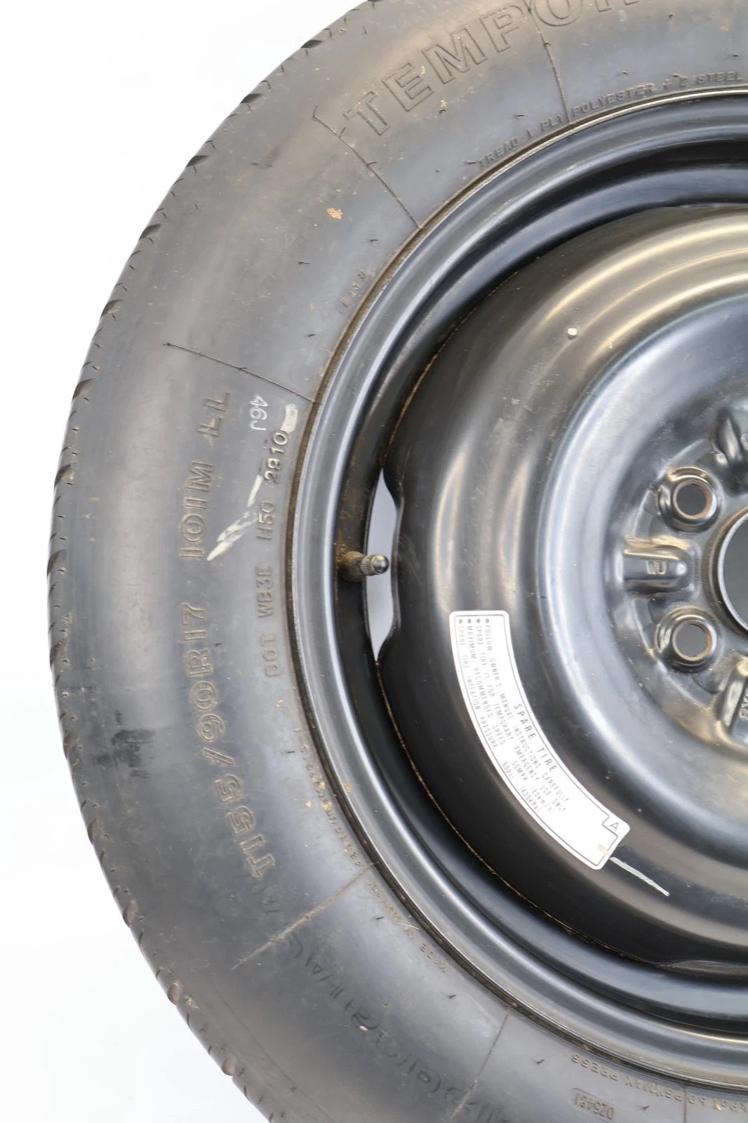 2007-2011 HONDA CR-V CRV SPARE TIRE WHEEL COMPAT DONUT T155/90R17 101M OEM
