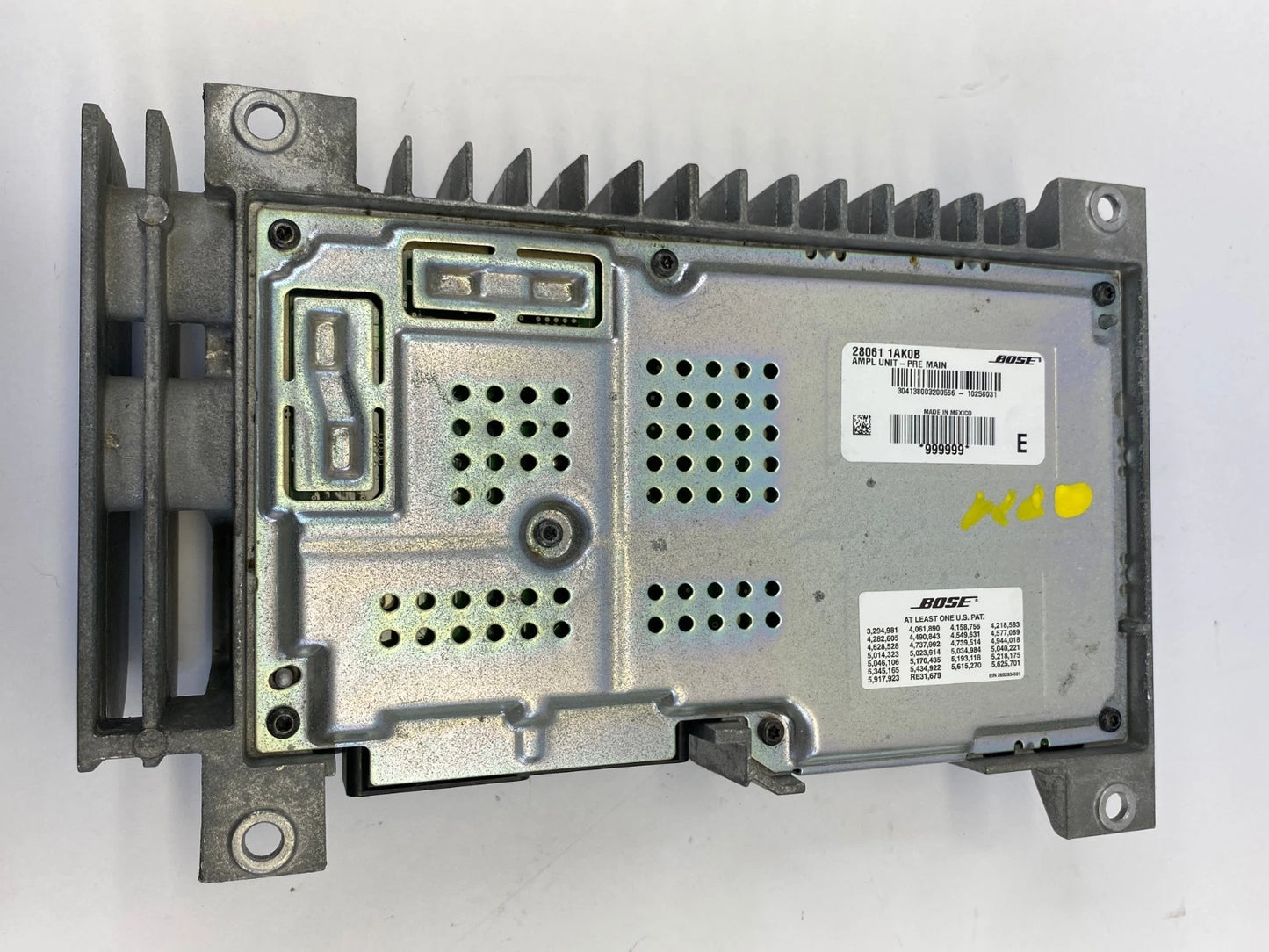 2009-2011 NISSAN MURANO AUDIO AMPLIFIER PRE MAIN UNIT SOUND REAR OEM 28061-1AK0B